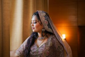 engagement bride shoot DLF cyber city phase 2 Gurugram vishesh photography click