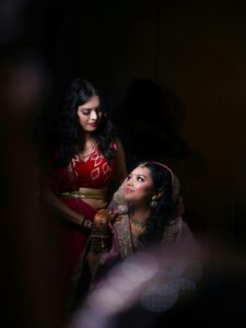 bridal engagement photoshoot cyber hub Gurugram