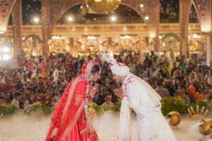elegant bride groom destination wedding shoot Gurugram